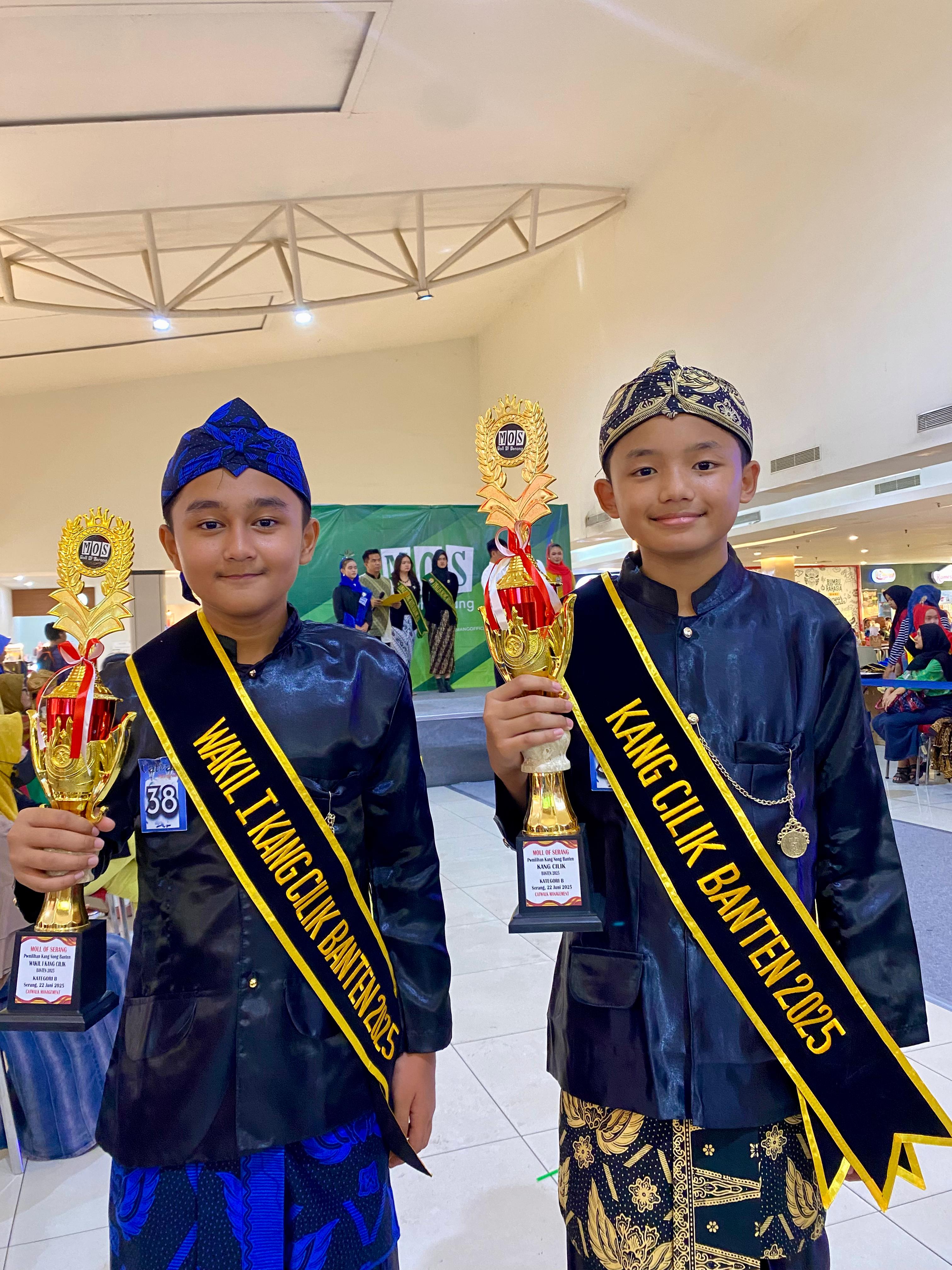 Dua Siswa CCM English Course Raih Gelar Juara Kang Cilik Banten 2025