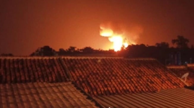Ledakan Hebat Terjadi di Area Pertamina EP Subang pada Selasa Dini Hari