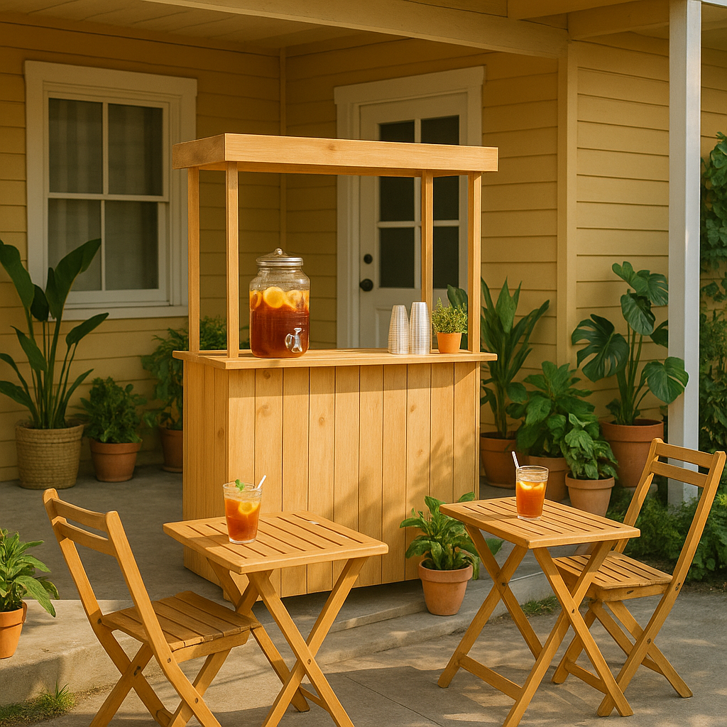 Inspirasi Desain Teras Rumah untuk Usaha Es Teh, Bikin Pelanggan Betah dan Omzet Melesat