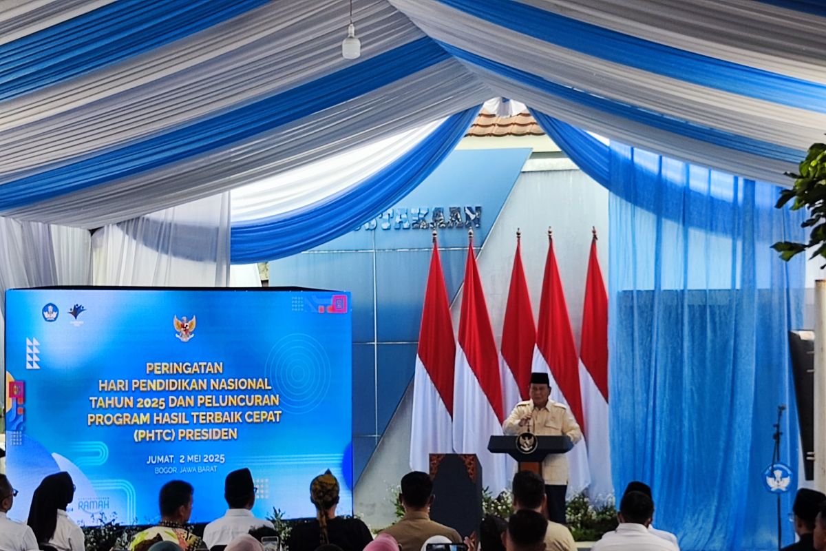  Presiden Prabowo Hadiri Hardiknas 2025 di Bogor, Luncurkan Empat Program Pendidikan Strategis
