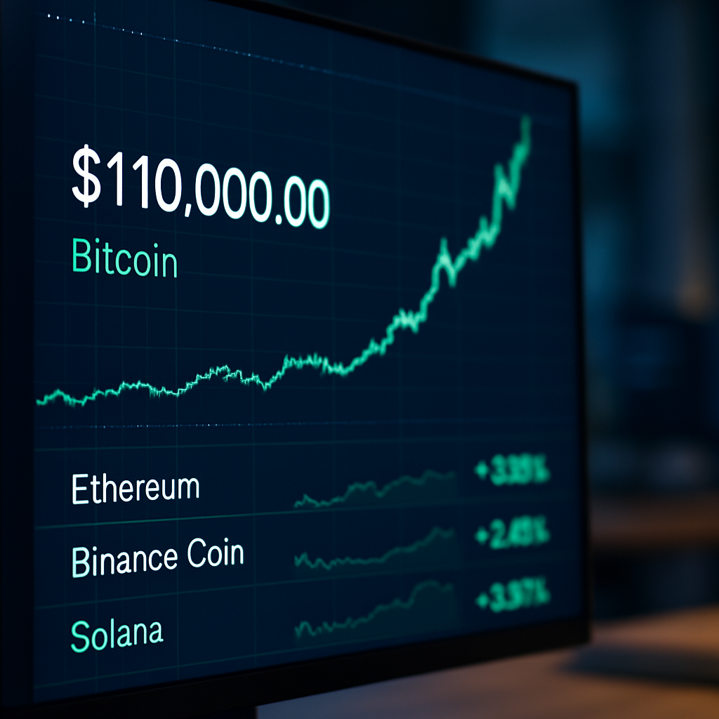 Harga Kripto Hari Ini 21 Oktober 2025: Bitcoin Tembus USD 110.000, Mayoritas Koin Hijau