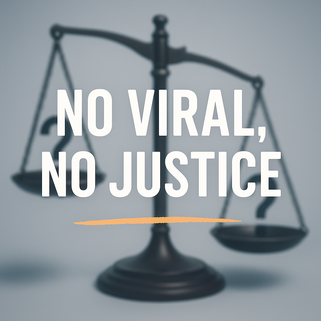 No Viral, No Justice?" — Kalau Nggak Viral, Nggak Diusut?