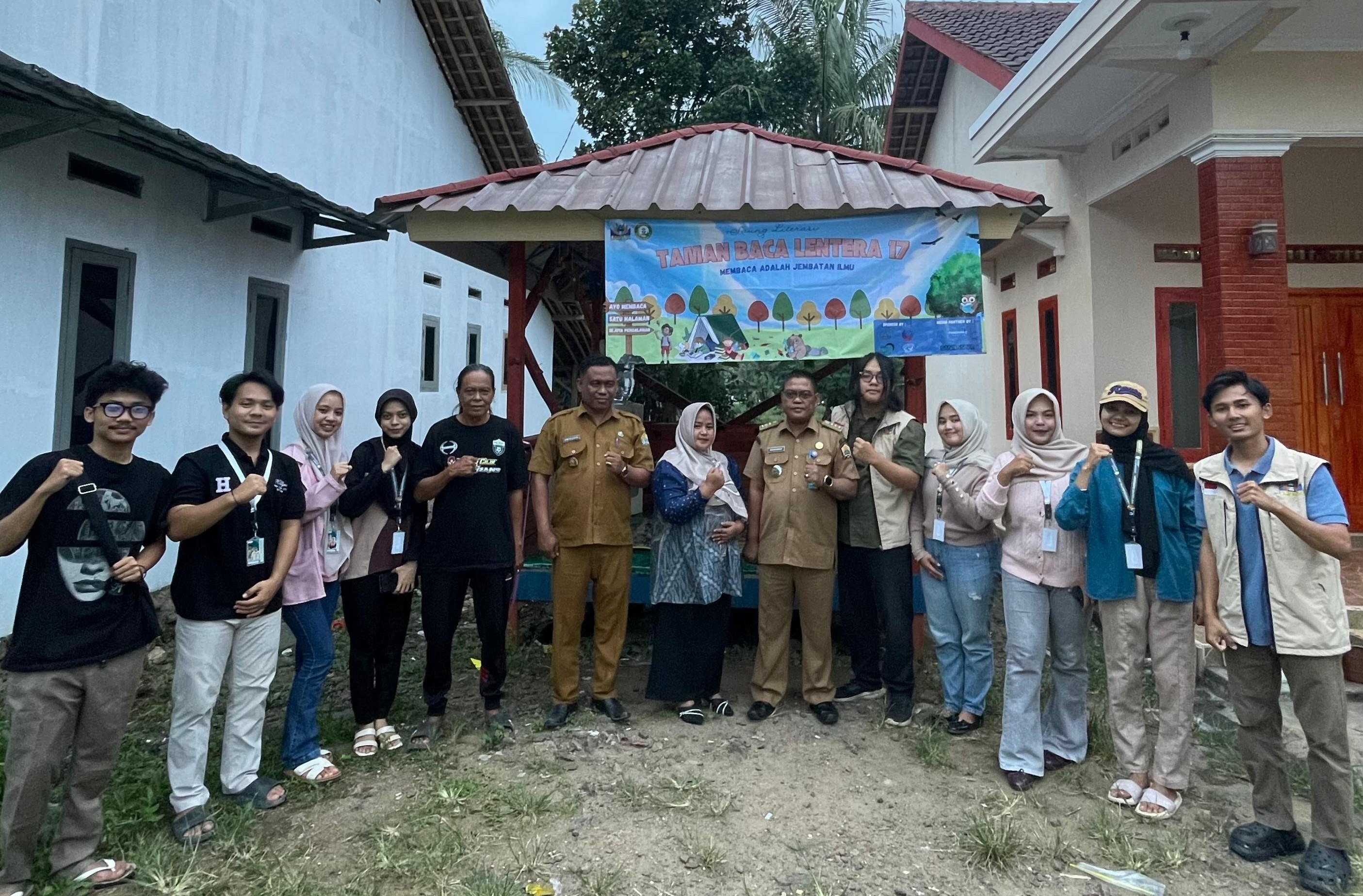 Tingkatkan Literasi Warga, Mahasiswa KKM UNBAJA Resmikan Taman Baca di Kelurahan Nyapah